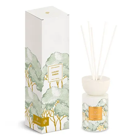 Bomboniera matrimonio diffusore ambiente verde Intrecci 100 ml Cupido - 2