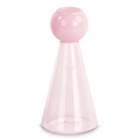 Vaso angelo vetro rosa bomboniera matrimonio rosa Cupido - 1