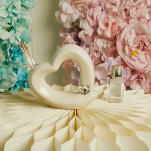 Bomboniera Battesimo Claraluna 2026 Diffusore Cuore Silver Claraluna - 1