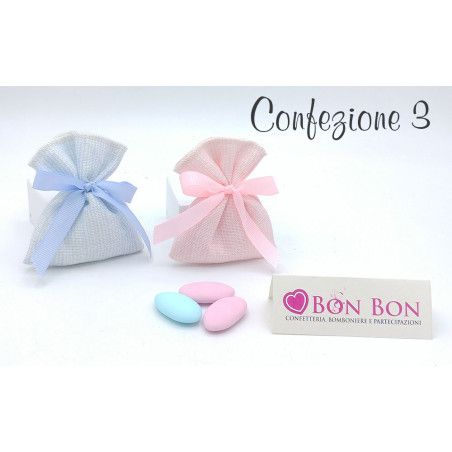 Bomboniera Battesimo Bimba Coniglietto Rosa in Porcellana con Cuore Claraluna - 4