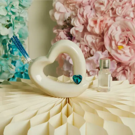 Bomboniera Battesimo Claraluna 2026 Diffusore Cuore Azzurro Claraluna - 1