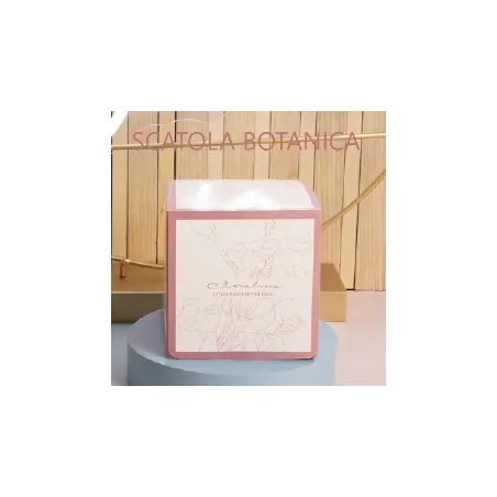 Bomboniera Battesimo Claraluna 2026 Candela Tazza Rosa Claraluna - 2