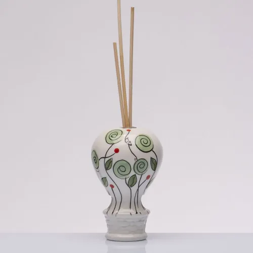 Bomboniera solidale profumatore mongolfiera bocciolo verde Cuorematto 2026 Cuorematto - 1