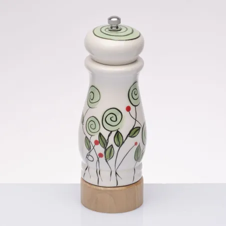 Bomboniera solidale macinasale bocciolo verde Cuorematto 2026