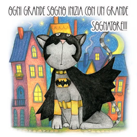 Bomboniera solidale mattonella ceramica super eroe cucciolo