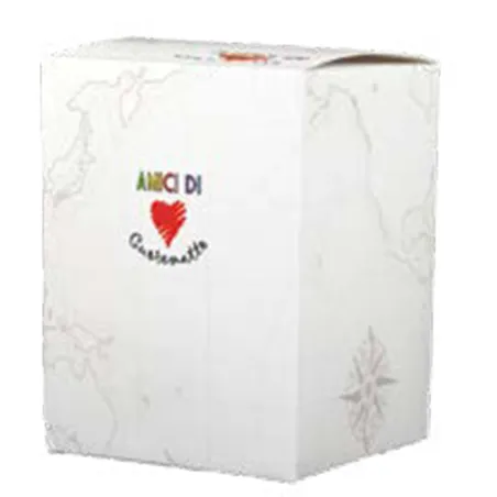 Bomboniera solidale mappamondo trasparente vetro borosilicato Cuorematto 2026