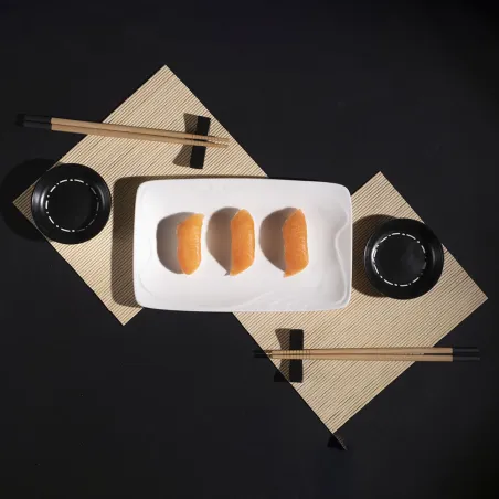Bomboniera solidale sushi set piatto grande Cuorematto 2026