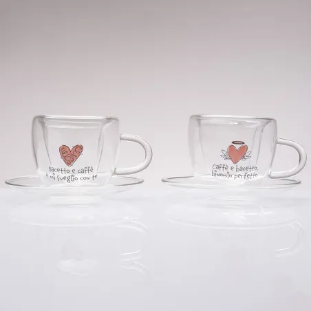 Bomboniera solidale set tazzine caffè Cuorematto 2026