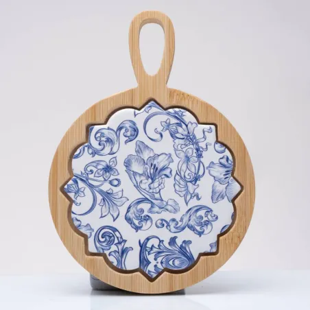 Tagliere Fregio blu Cuorematto 2026 bomboniera solidale