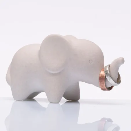 Bomboniera solidale elefante portanelli Cuorematto 2026