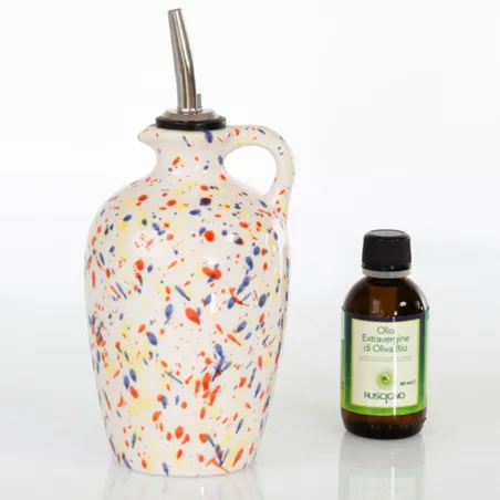 Oliera anfora spruzzo Oliver Cuorematto 2026 bomboniera solidale