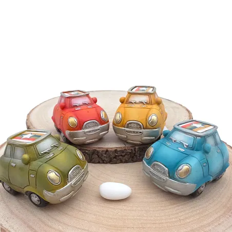 Mini Macchinina “Linea Speed” in Resina – Bomboniera Prima Comunione (4 colori)
