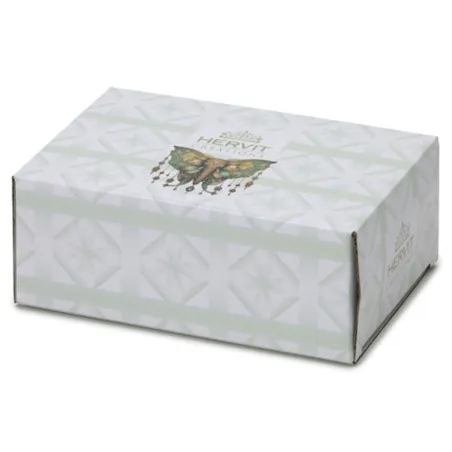 Bomboniera Matrimonio Hervit Summerland – Bottiglia Verde in Vetro “Elefante” con Tappo Ermetico (Scatola Inclusa)