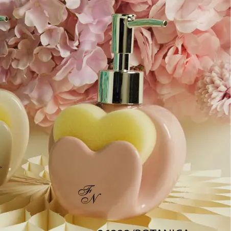 Bomboniera Claraluna Dispenser Sapone Cuore Rosa con Spugna – Personalizzata (Scatola a Scelta Inclusa)