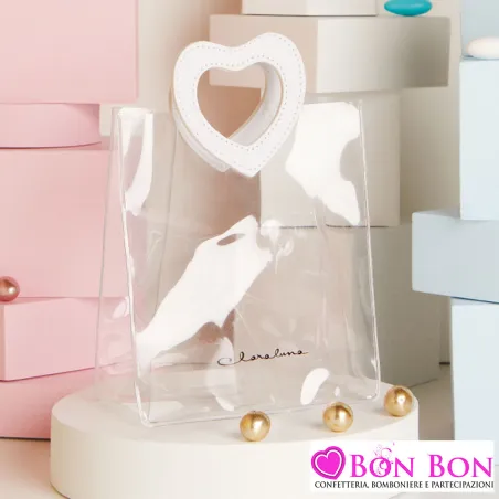 Bomboniera Claraluna Diffusore Profumo con Cuore Oro Rosa – Personalizzato (Essenza + Bacchette + Scatola a Scelta Inclusa)