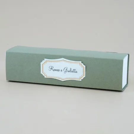 Partecipazione Matrimonio “Box Scorrevole Verde Salvia & Ulivo”