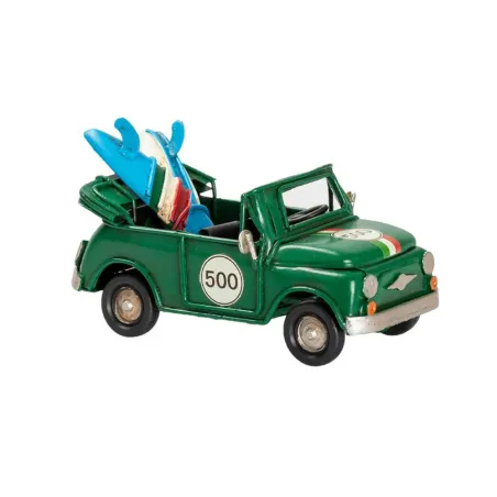 Bomboniera Prima Comunione Auto 500 in Metallo (3 Colori Assortiti Verde/Crema/Rosso) + Sacchetto Bianco e Scatola