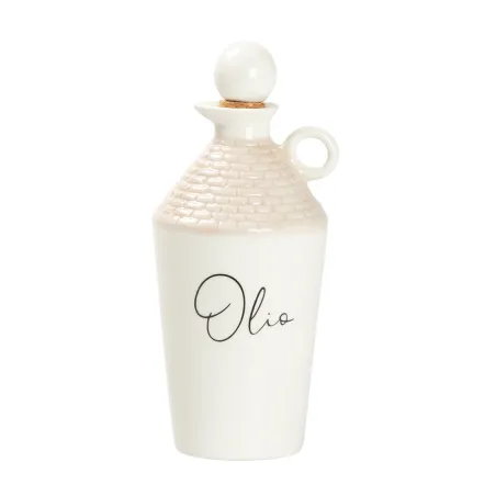 Bomboniera Matrimonio Oliera Trullo in Porcellana Bianca 330 ml – Con Sacchetto, Scatola