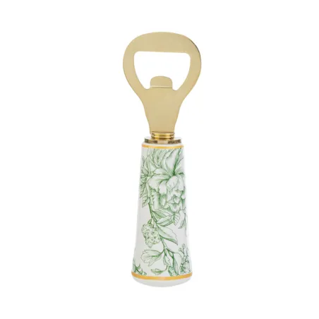Bomboniera Utile Apribottiglie Decoro Verde con Astuccio Elegante