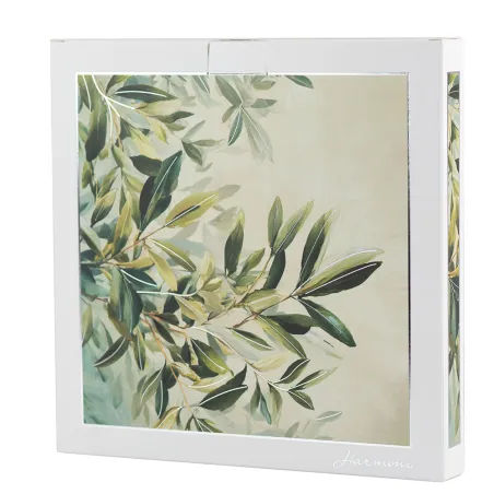 Bomboniera Matrimonio Bilancia Digitale in Vetro Rettangolare con Decoro Foglie – Completa di Sacchetto, Confetti e Scatola