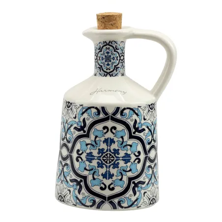 Bomboniera Matrimonio Oliera in Porcellana Maiolica Blue con Scatola Abbinata