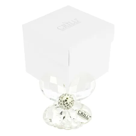 Bomboniera Matrimonio Farfalla da Poggio Swarovski® Trasparente con Sfera Strass – Scatola Inclusa