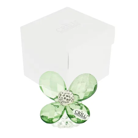 Bomboniera Matrimonio Farfalla da Poggio Swarovski® Verde Salvia con Sfera Strass – Scatola Inclusa