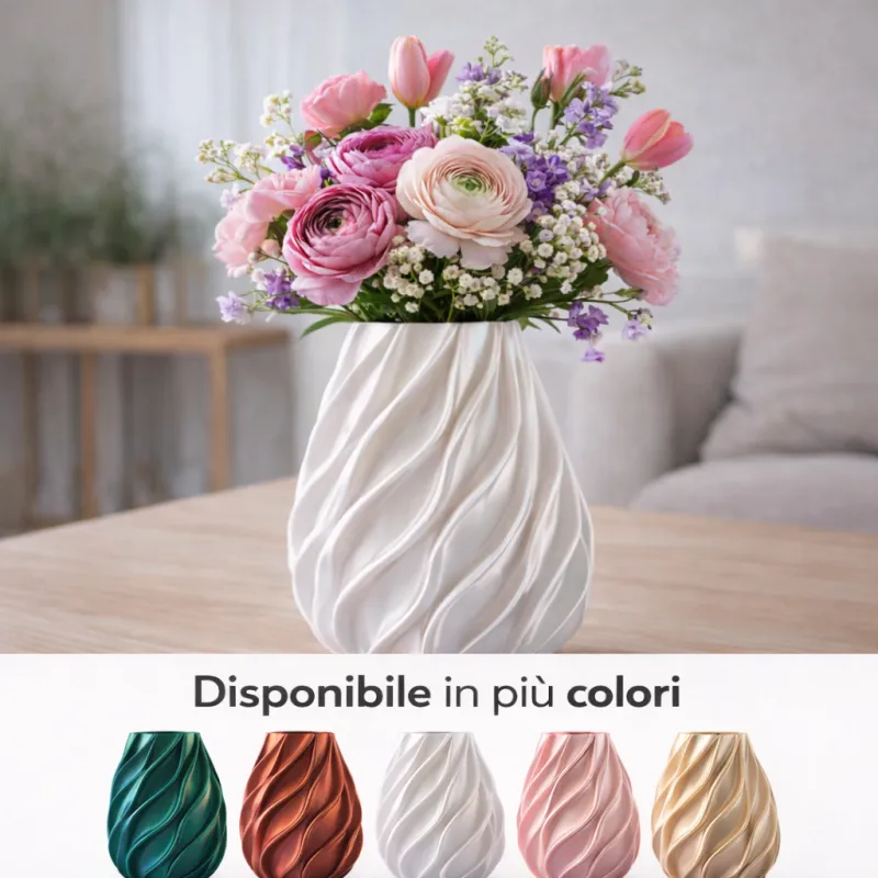 Vaso Twist Design Moderno...